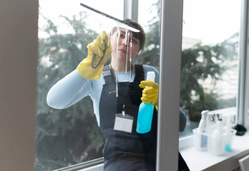 Nettoyage de vitres intérieures et extérieures à Saint-Denis-de-Jouhet